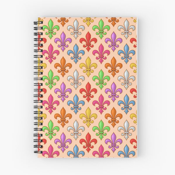 Item preview, Colorful 3D Fleur-de-lis Pattern Design - Orange  designed and sold by PatternTitan.