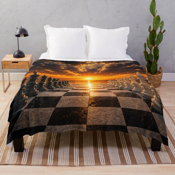 Item preview, Sunset Checkmate designed and sold by Kimberly Palmer.