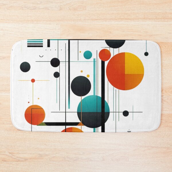 Item preview, Mid-Century Modern Abstract Geometric With Bright, Bold Colors designed and sold by DEC02.