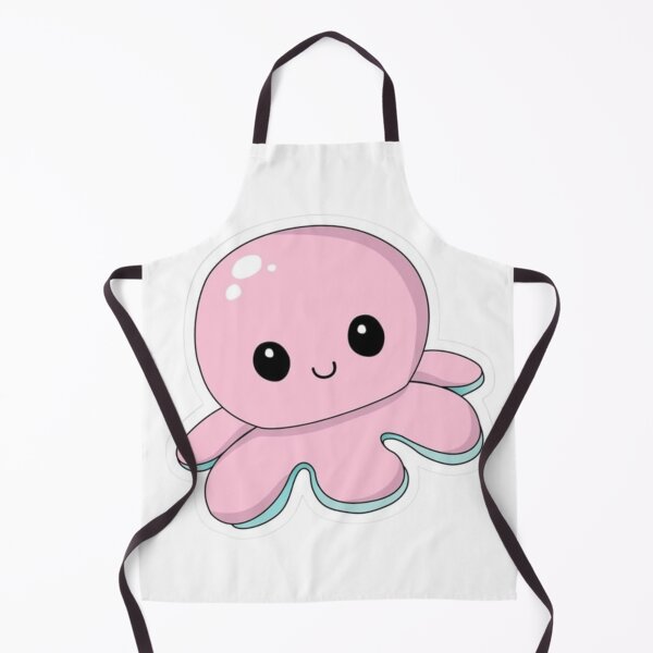 Item preview, Cute Kawaii Pink Octopus Sticker | Happy Ocean Buddy designed and sold by Aedition.