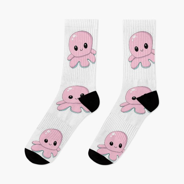 Item preview, Cute Kawaii Pink Octopus Sticker | Happy Ocean Buddy designed and sold by Aedition.