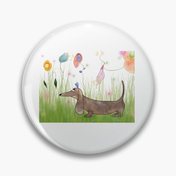 Item preview, Zen and the Art of Dachshund Distraction designed and sold by The Whimsy Nest Art.
