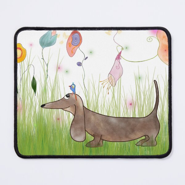 Item preview, Zen and the Art of Dachshund Distraction designed and sold by The Whimsy Nest Art.