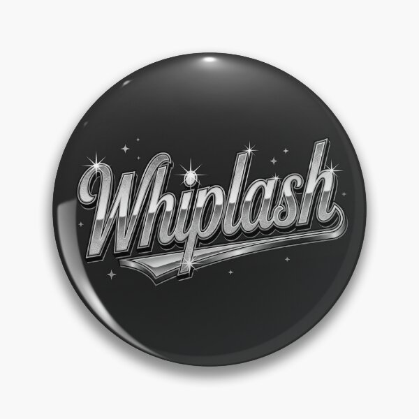 Item preview, Whiplash Chrome Varsity Typography | aespa Inspired Y2K Metallic Design designed and sold by Meivelle.