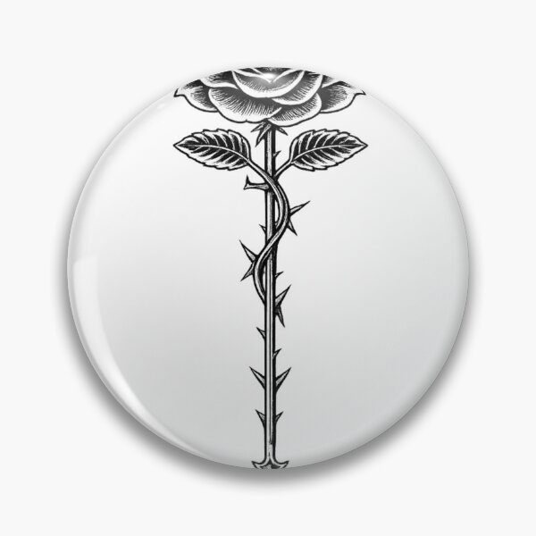 Item preview, Blackwork Rose Arrow Tattoo Design designed and sold by Fable-Fit.