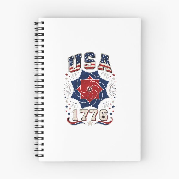 Item preview, Title: USA 1776 Patriotic Mandala PNG | Vintage American Flag Flower Design | 4th of July Varsity Style Sublimation | Fireworks Stars Tshirt Design designed and sold by Igrowlab254.