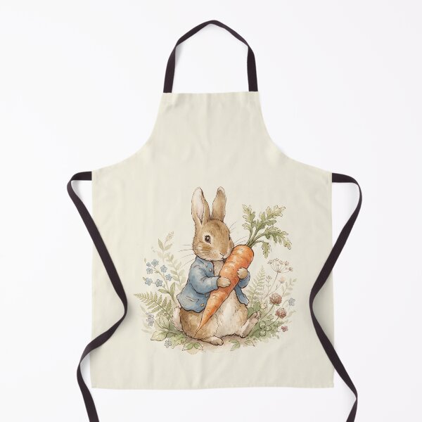 Item preview, Little Bunny with a Big Carrot - Classic Woodland Illustration designed and sold by Pasteltone.