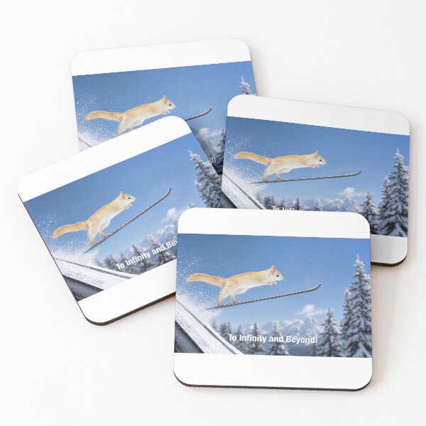 Item preview, White Squirrel Ski Jumping designed and sold by James Cumming.