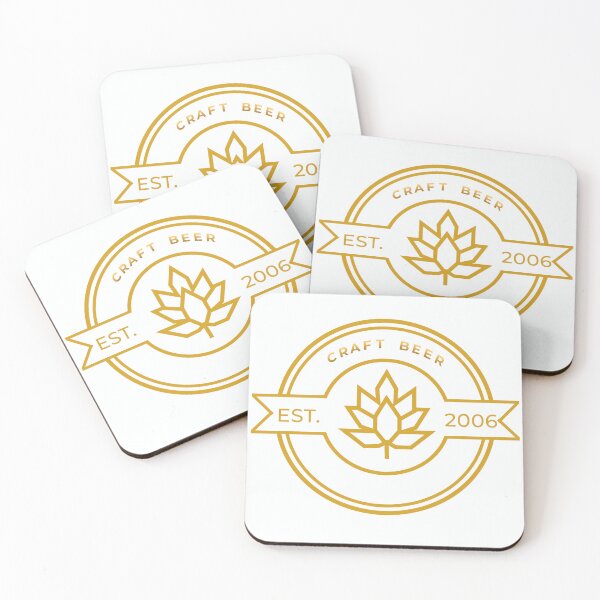 Item preview, Craft Beer Est 2006 Vintage Gold Logo designed and sold by CreativeArtistL.