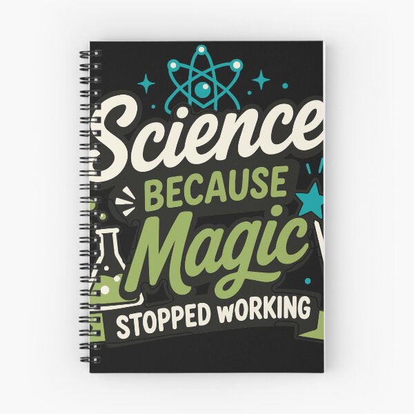 Item preview, Science Because Magic Stopped Working Funny Science Quote with Chemistry Lab Theme and Bold Typography for Teachers, Students, Scientists, and STEM Lovers designed and sold by Huddy-clothes.