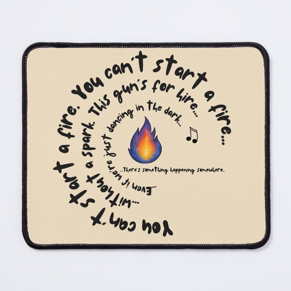 Item preview, Dancing in the Dark – Lyric Art Inspired by Bruce Springsteen designed and sold by ScanMood.