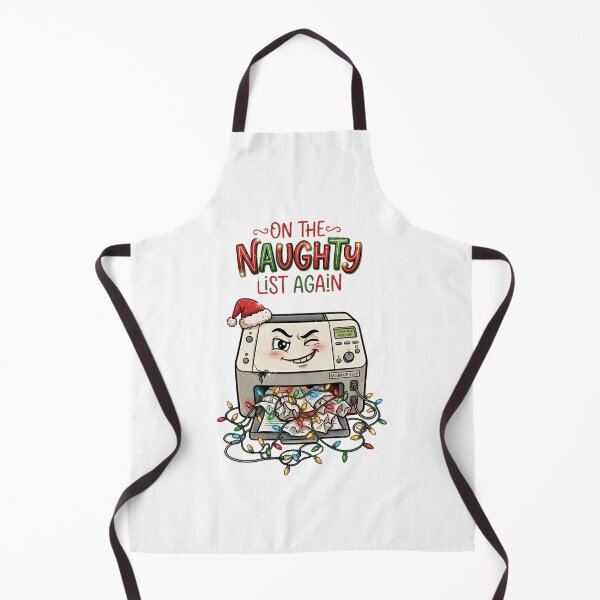 Item preview, On The Naughty List Again Funny Printer designed and sold by DesignsCreative.