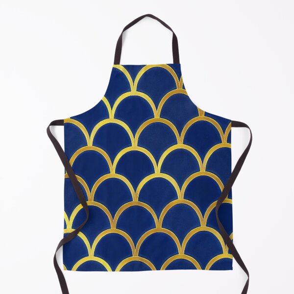 Item preview, Art Deco Royal Blue And Golden Hues Pattern  designed and sold by DEC02.