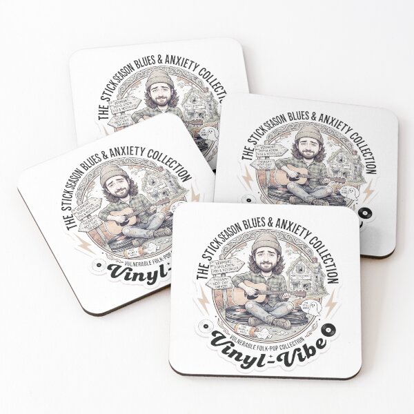 Item preview, Stick Season Blues & Anxiety Collection: Vulnerable Folk-Pop Aesthetic Art designed and sold by Vinyl-Vibe.