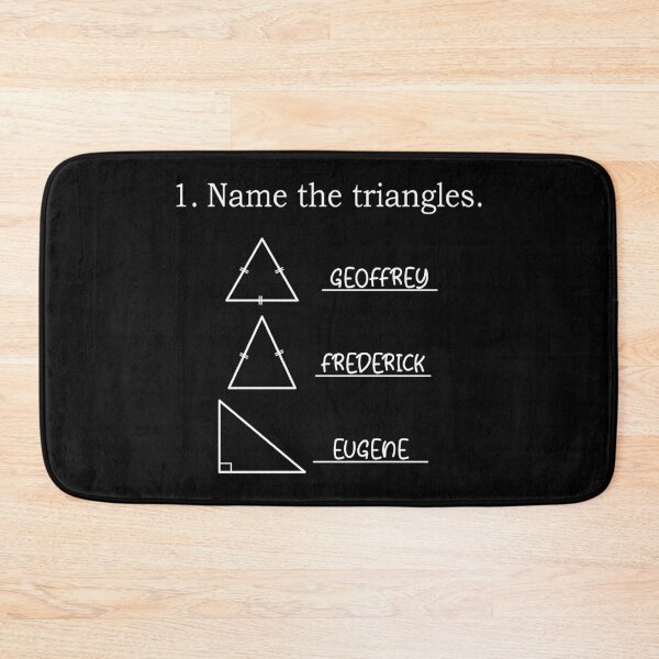 Item preview, Womens Funny Math Humor Name The Triangles Gift designed and sold by ScienceCorner.