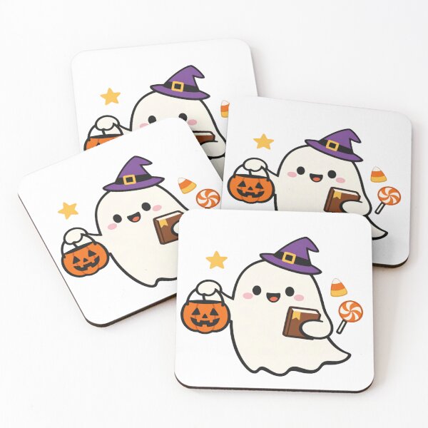 Item preview, Cute Halloween Ghost | Kawaii Spooky Clipart | Trick or Treat Ghost  designed and sold by Fernhaven.