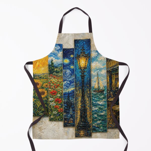 Item preview, Van Gogh Inspired Vertical Panel Collage designed and sold by Rohan132.