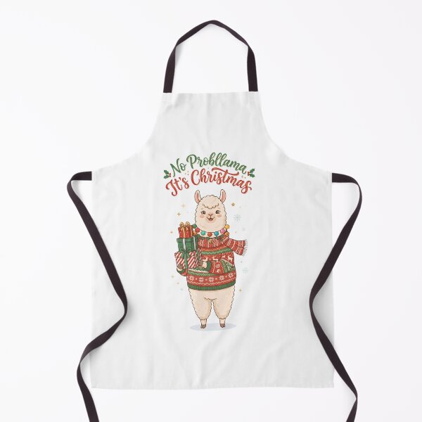Item preview, No Probllama It's Christmas Festive Llama designed and sold by DesignsCreative.