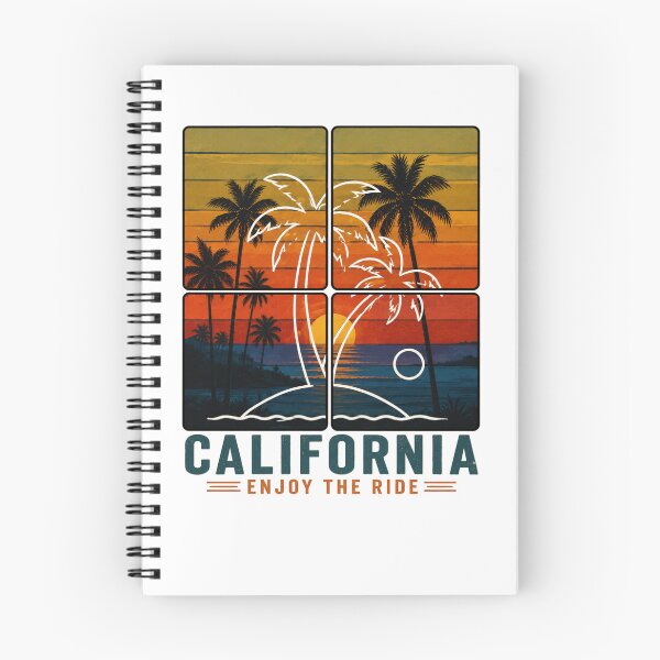 Item preview, California Enjoy the Ride Tropical Sunset Beach Shirt designed and sold by PINK FREE.