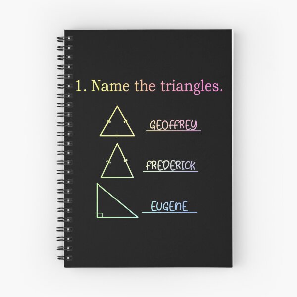 Item preview, Womens Funny Math Humor Name The Triangles Gift designed and sold by ScienceCorner.