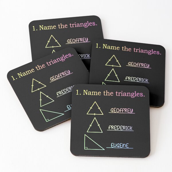 Item preview, Womens Funny Math Humor Name The Triangles Gift designed and sold by ScienceCorner.