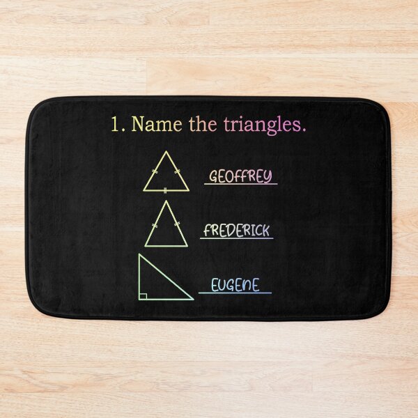 Item preview, Womens Funny Math Humor Name The Triangles Gift designed and sold by ScienceCorner.