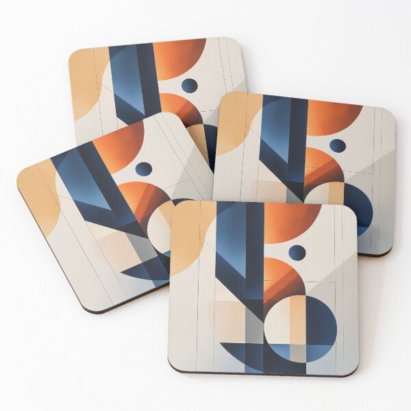 Item preview, Minimalist Bauhaus Geometric Abstract Art Print designed and sold by semenol.