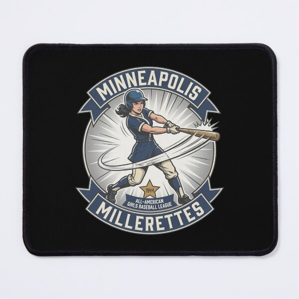 Item preview, Minneapolis Millerettes AAGPBL -Vintage Woman Batter designed and sold by Rolymacater.