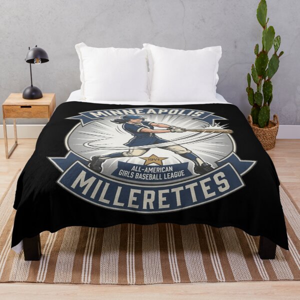 Item preview, Minneapolis Millerettes AAGPBL -Vintage Woman Batter designed and sold by Rolymacater.