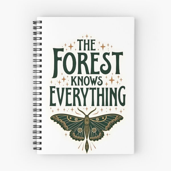 Item preview, The Forest Knows Everything Vintage Luna Moth Quote | Mystical Nature Cottagecore Forest Lover Design designed and sold by Connys Colorful World.