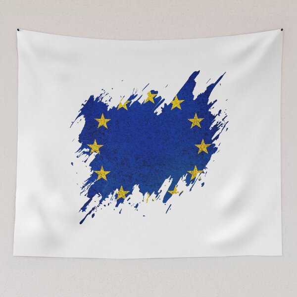 Item preview, Torn European flag, European pride designed and sold by Dressyourflag.