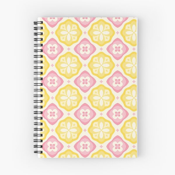 Item preview, Retro Pink & Yellow Floral Geometric Seamless Pattern | Vintage Groovy Wallpaper Design designed and sold by Bloomarie Art.