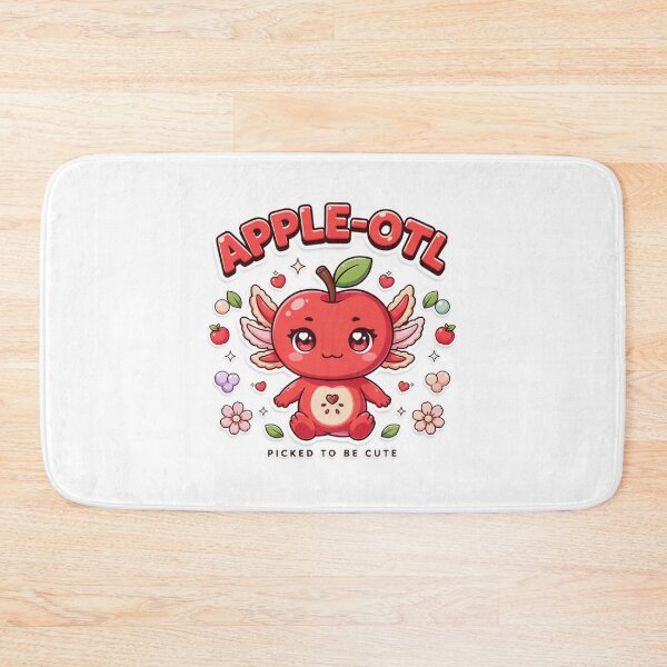 Item preview, Apple-Otl Kawaii Axolotl T-Shirt – Cute Apple Animal Gift for Kawaii Lovers, Teachers & Autumn Fans designed and sold by GemBob Creations.