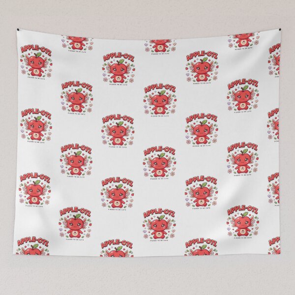 Item preview, Apple-Otl Kawaii Axolotl T-Shirt – Cute Apple Animal Gift for Kawaii Lovers, Teachers & Autumn Fans designed and sold by GemBob Creations.
