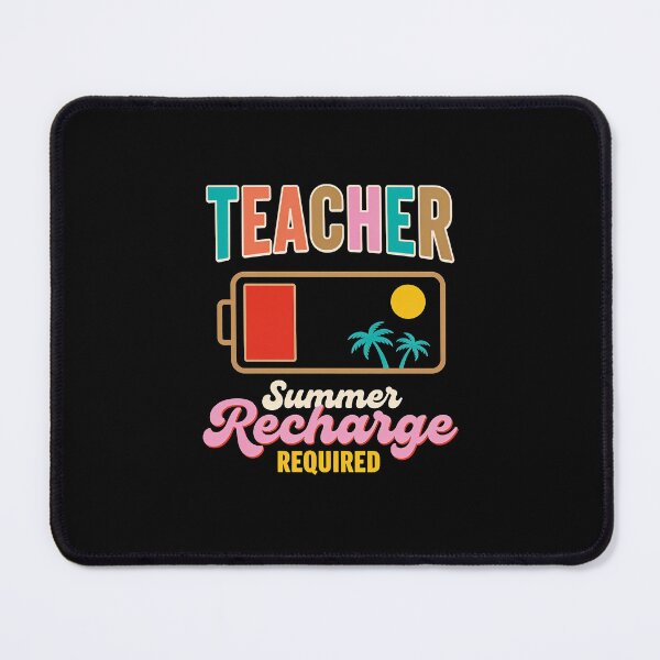 Item preview, Teacher Summer Recharge Required Funny Last Day of School Vacation designed and sold by viectory.