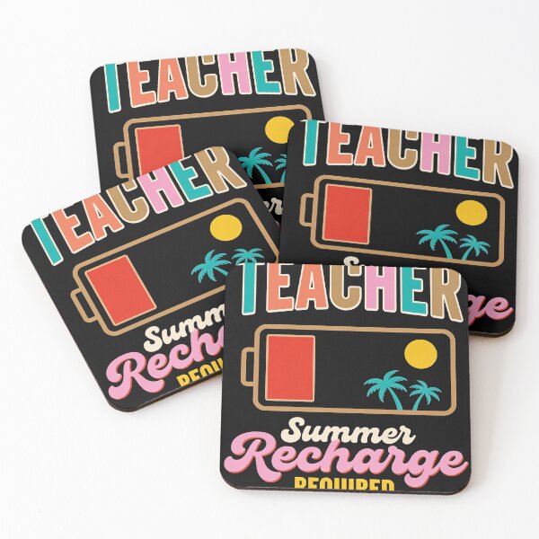 Item preview, Teacher Summer Recharge Required Funny Last Day of School Vacation designed and sold by viectory.
