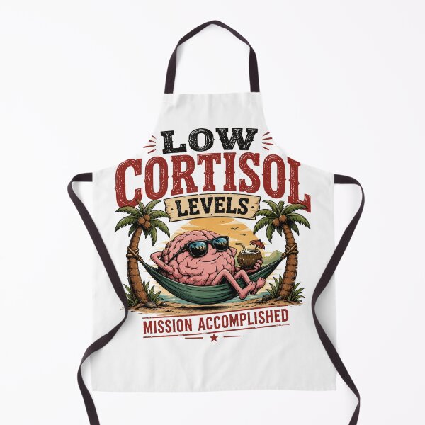 Item preview, Low Cortisol Levels Mission Accomplished Funny Stress Relief Shirt designed and sold by Masloshop.