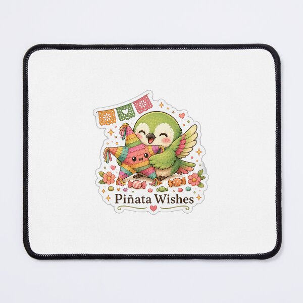 Item preview, Piñata Wishes — Cute Hummingbird with Star Piñata Sticker designed and sold by TrazosInk.