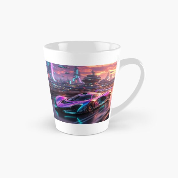 Item preview, Retro Synthwave Hypercar - Cyber Vector Race Track Art designed and sold by Nexus Space.