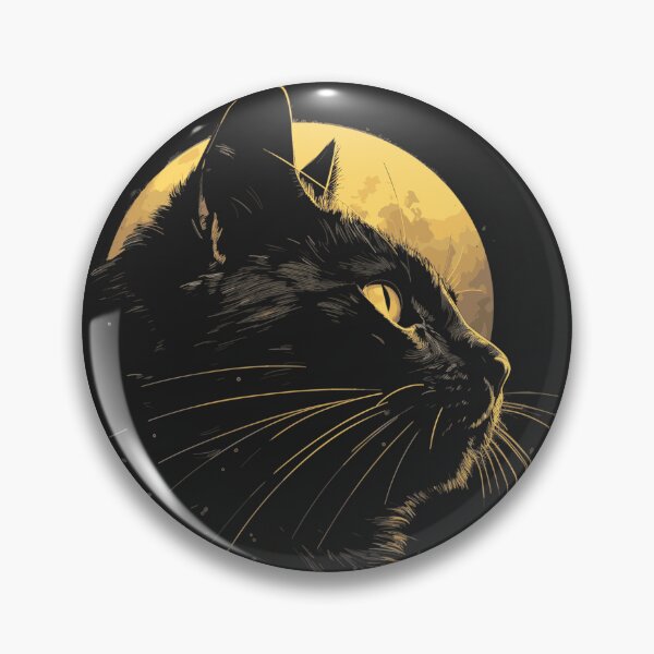 Item preview, Vintage Cat Moon Silhouette designed and sold by legendaryskins.