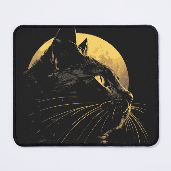 Item preview, Vintage Cat Moon Silhouette designed and sold by legendaryskins.