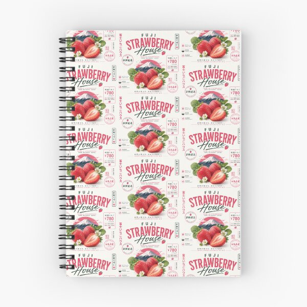 Item preview, Fuji strawberry market label design designed and sold by Side Quest Co..