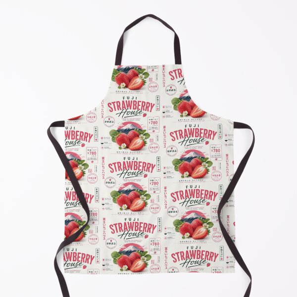 Item preview, Fuji strawberry market label design designed and sold by Side Quest Co..