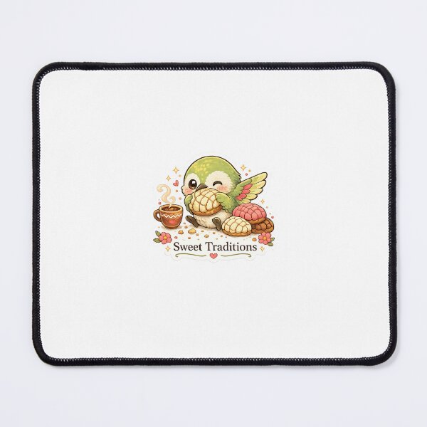 Item preview, Sweet Traditions — Cute Hummingbird with Pan Dulce Sticker designed and sold by TrazosInk.