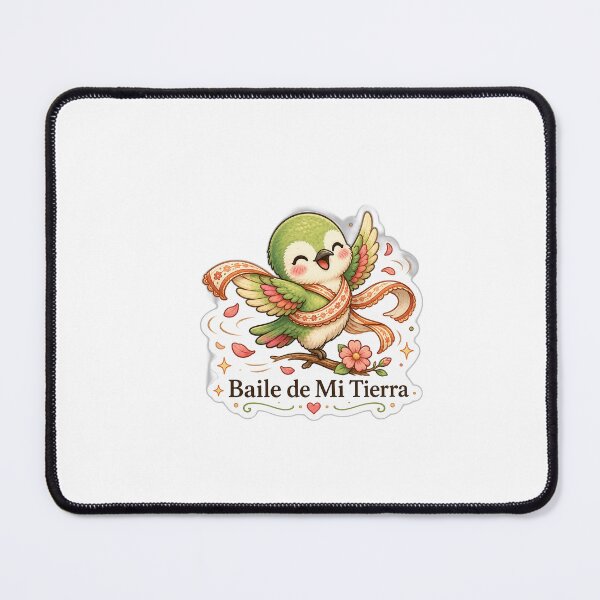 Item preview, Baile de Mi Tierra — Cute Dancing Hummingbird Sticker designed and sold by TrazosInk.