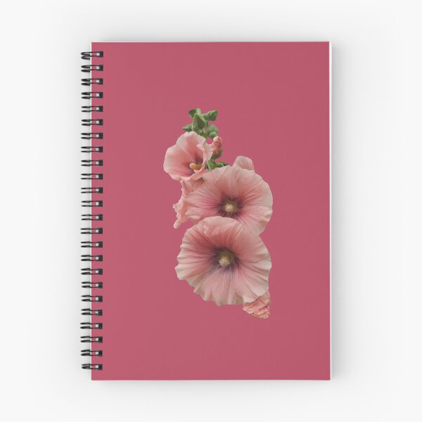 Item preview, Peach Pink Hollyhock Flower Cutout designed and sold by CamilasPrints.