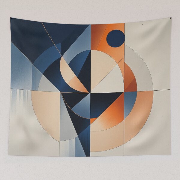 Item preview, Constructivist Geometric Abstract Minimalist Wall Art designed and sold by semenol.
