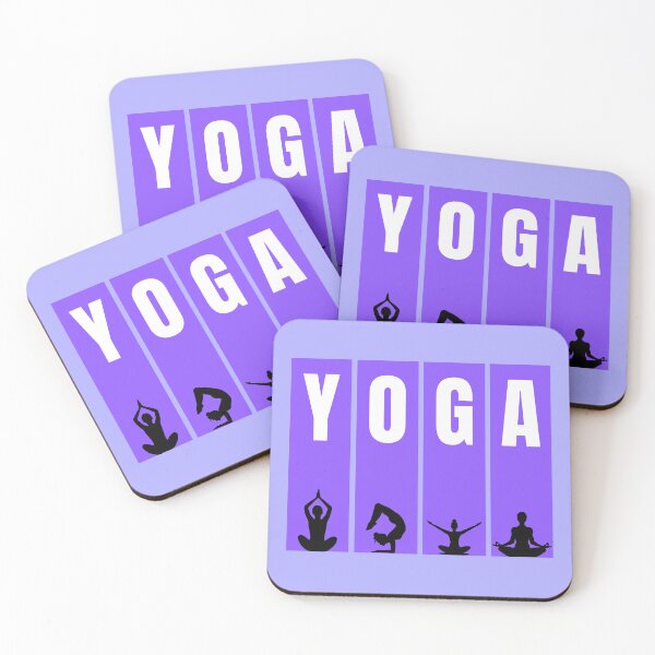 Item preview, Yoga Poses Color Block T-Shirt Yoga Lover Gift Meditation Graphic Tee Purple designed and sold by oonproducts.