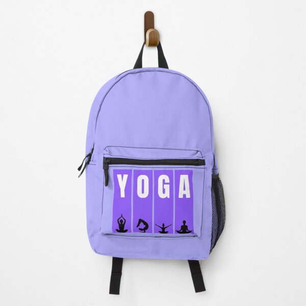 Item preview, Yoga Poses Color Block T-Shirt Yoga Lover Gift Meditation Graphic Tee Purple designed and sold by oonproducts.