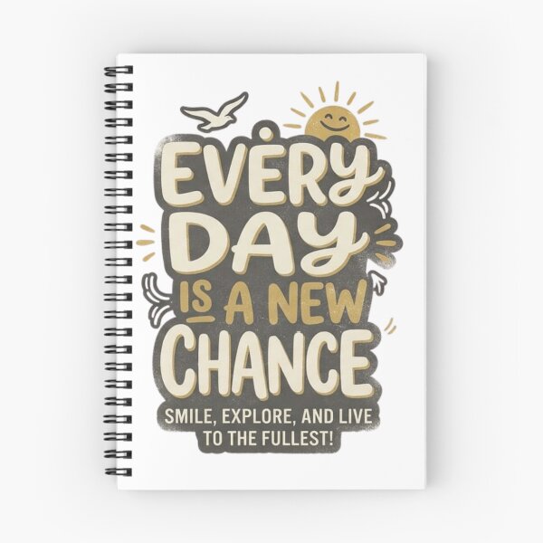 Item preview, Every Day Is A New Chance Motivational Quote designed and sold by Agnesshopp.